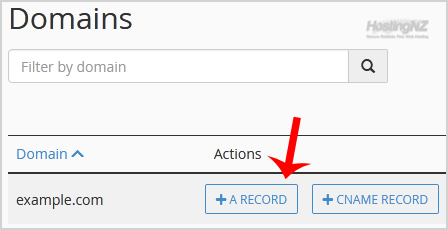 How to add A Record in cPanel using DNS Zone Editor? | HostingNZ