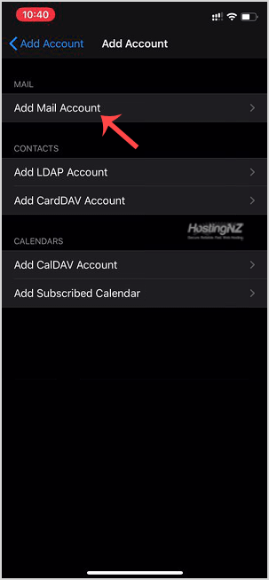 How to Add a cPanel email account on Apple/iOS? | HostingNZ