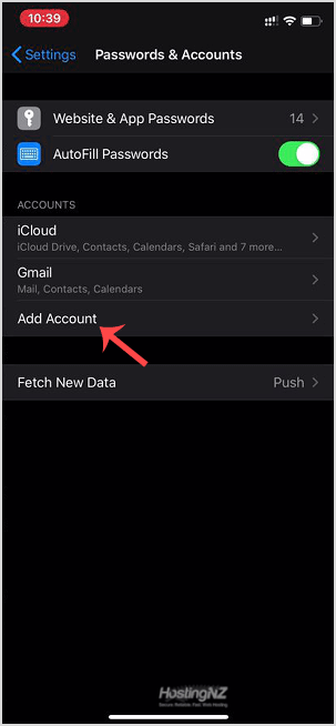 How to Add a cPanel email account on Apple/iOS? | HostingNZ